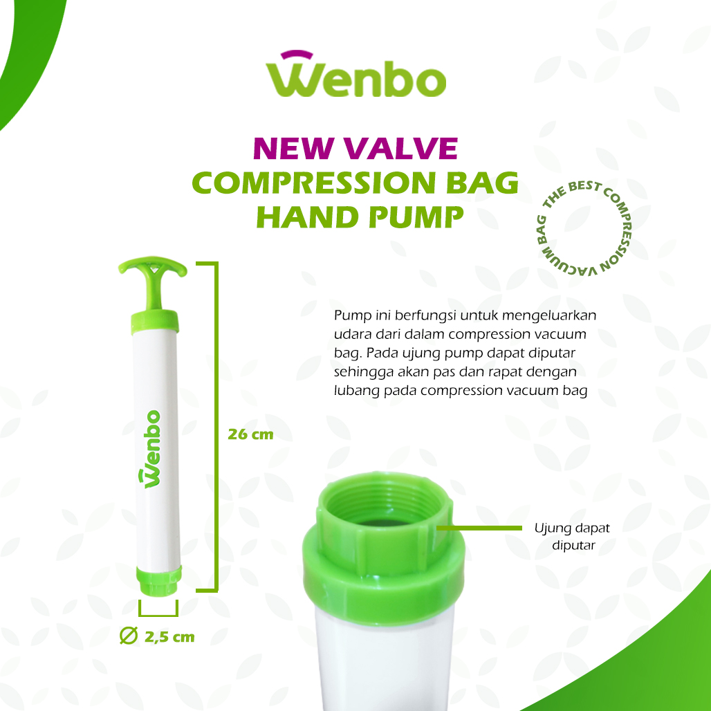 Pompa Manual Vacuum Bag - Gambar 4