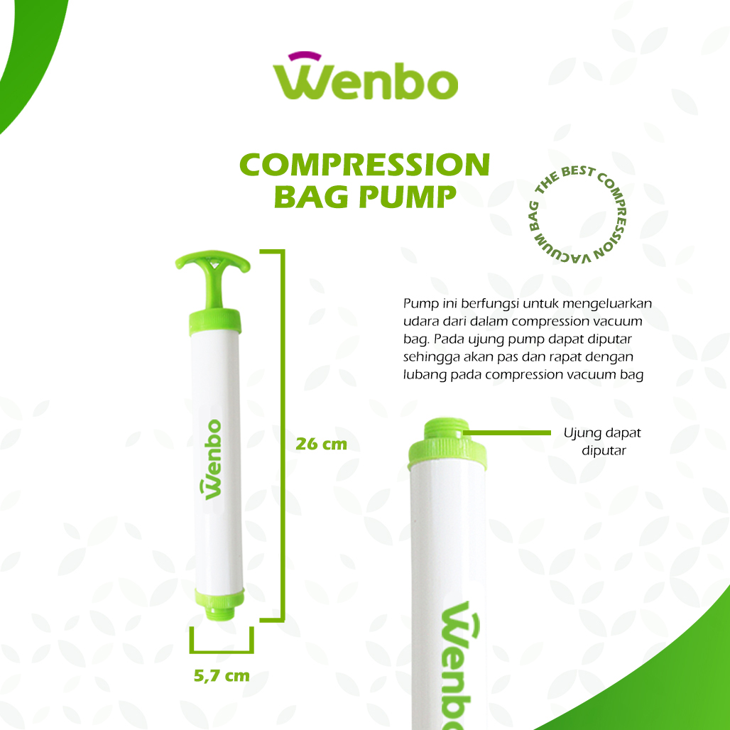 Pompa Manual Vacuum Bag - Gambar 3