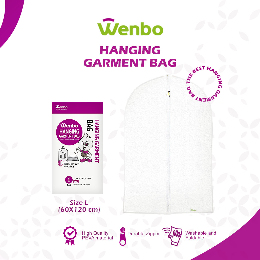 Cover Pakaian Gantung Size L 60x120cm - Gambar 2