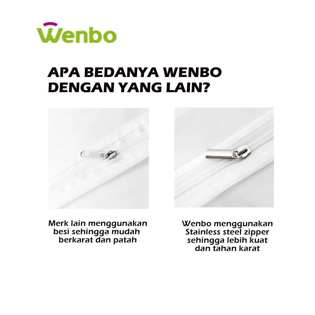 Bundle Cover Pakaian Gantung S/M/L/XL - Gambar 6