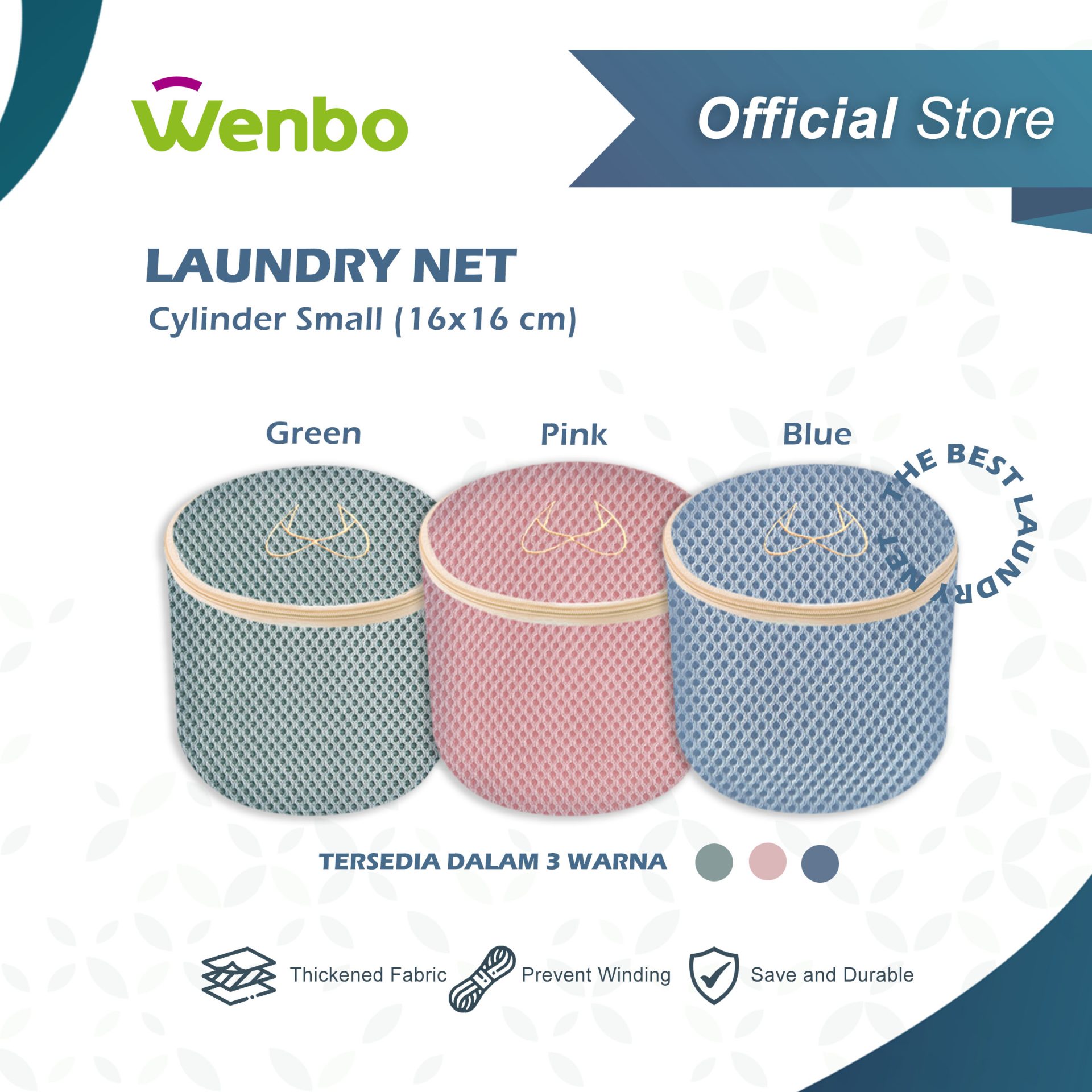 Laundry Net Bra Cylinder Small 16x16cm