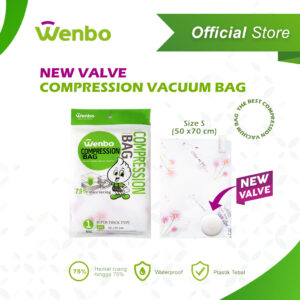 Vacuum Bag Penyimpanan Baju Size S 50x70cm