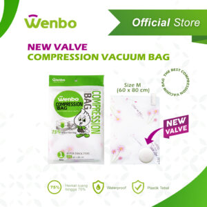 Vacuum Bag Penyimpanan Baju Size M 60x80cm