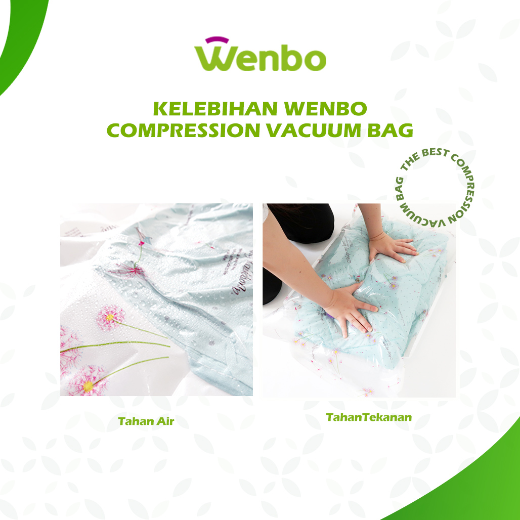 Vacuum Bag Penyimpanan Baju Size M 60x80cm - Gambar 4