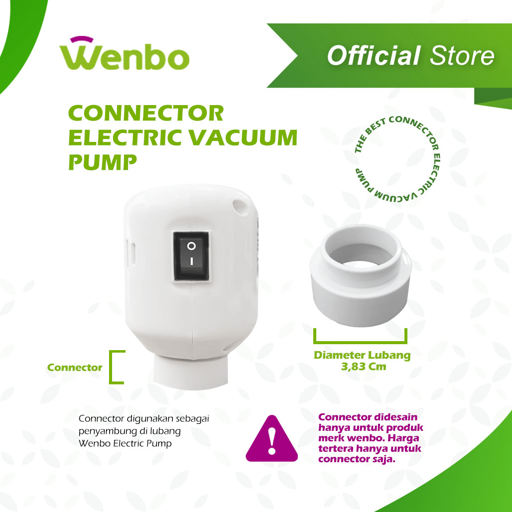 Connector Pompa Elektrik Vacuum - Gambar 4