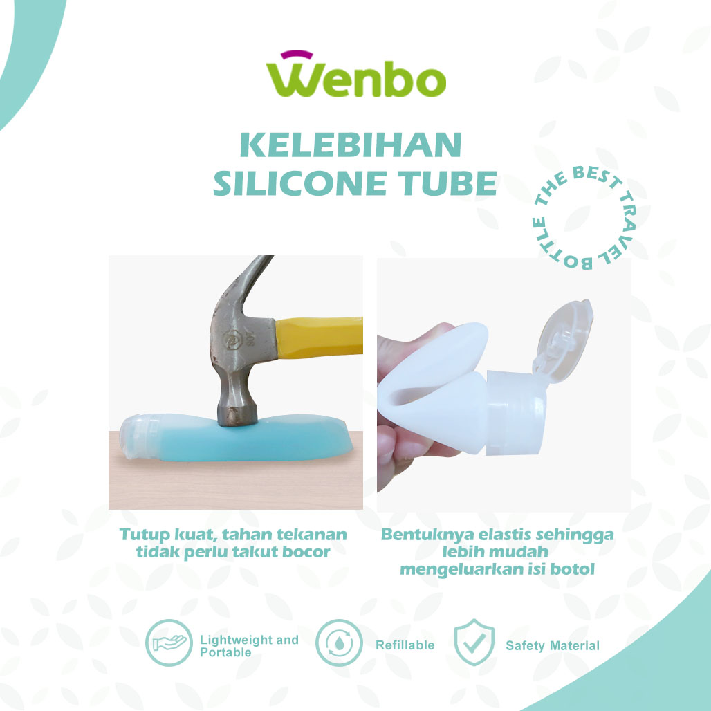 Botol Travel Silicone 35/65ml - Gambar 5