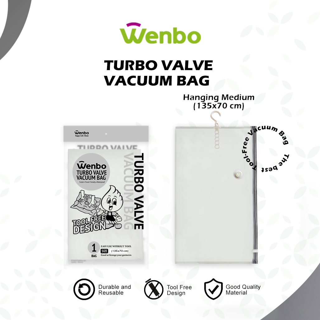 Vacuum Gantung Lemari M 70x135cm