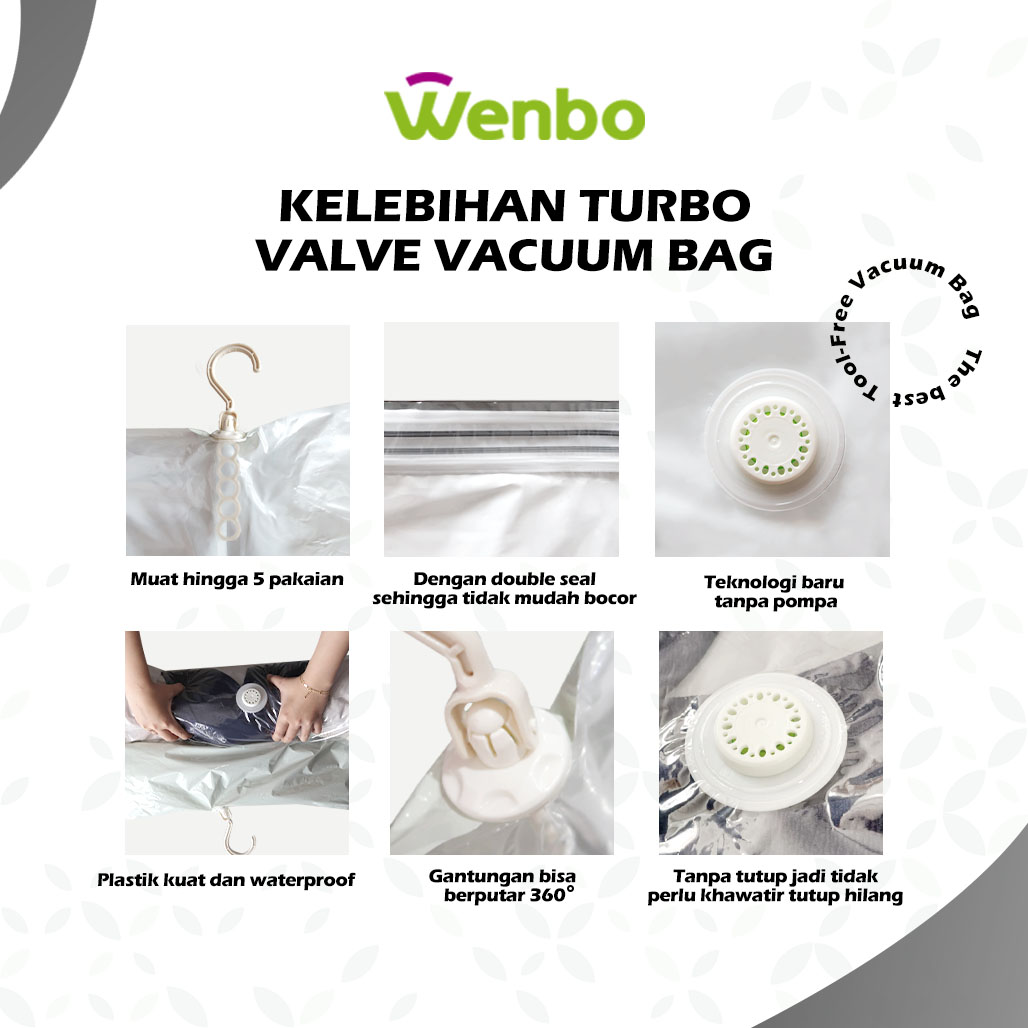 Vacuum Gantung Lemari M 70x135cm - Gambar 8