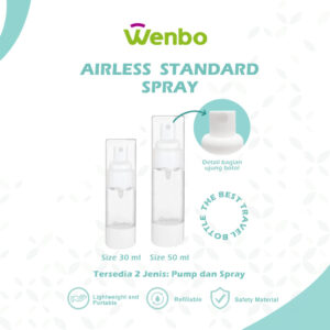 Botol Spray Travel Airless 30/50ml