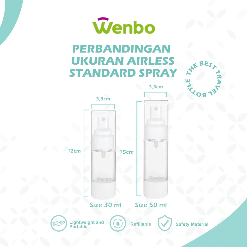 Botol Spray Travel Airless 30/50ml - Gambar 3