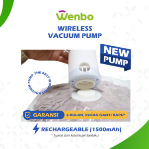 Pompa Vacuum Wireless Rechargeable USB